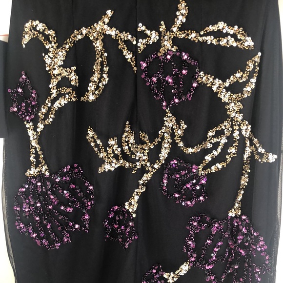 Aidan Mattox Sequin Beaded Cocktail Dress - Picture 11 of 15